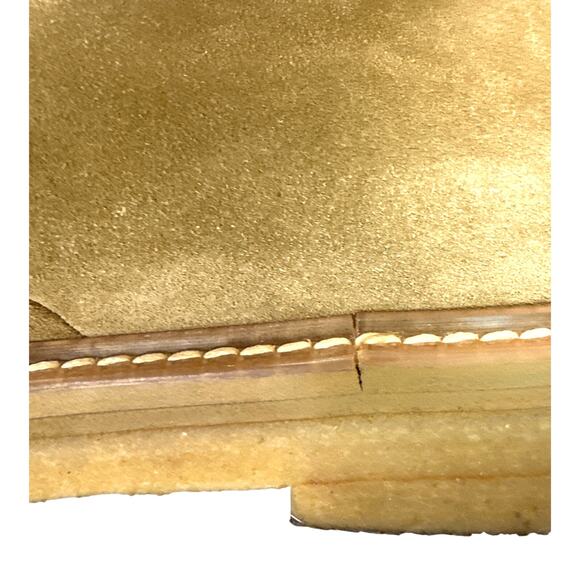 Chanel 2017 Interlocking CC Logo Two Tone Suede Lace-Up Ankle Boots Size IT 38 - Picture 10 of 16